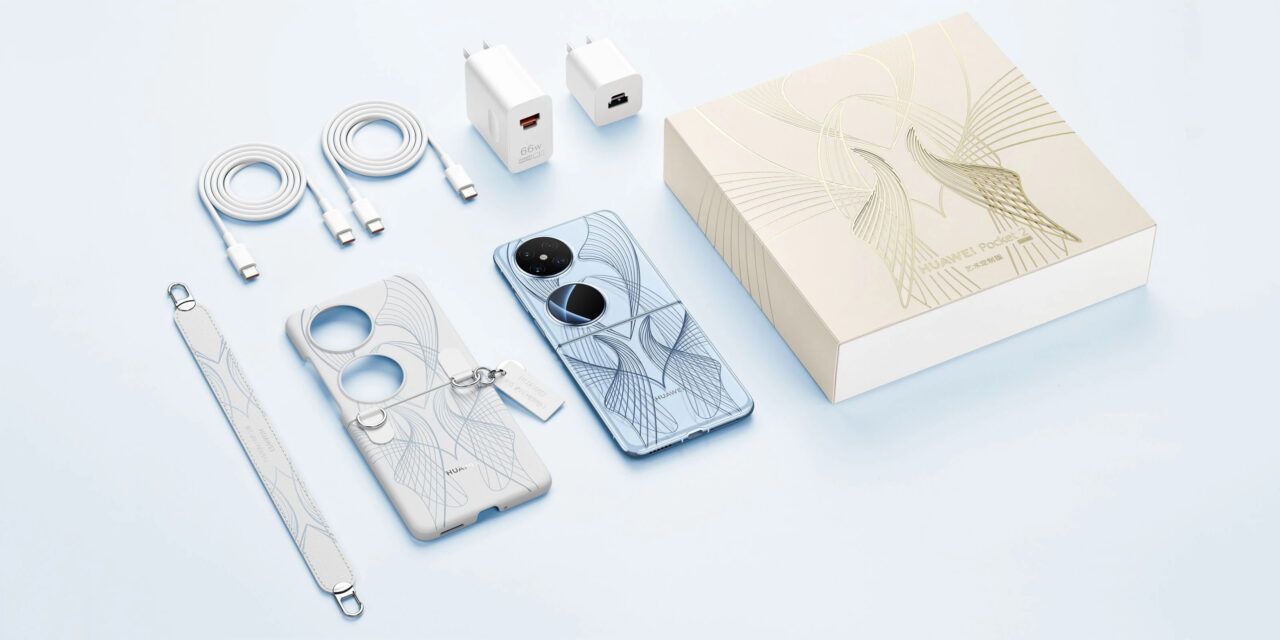 Huawei presenta Pocket 2, un teléfono de concha resistente a la humedad y apto para satélites
