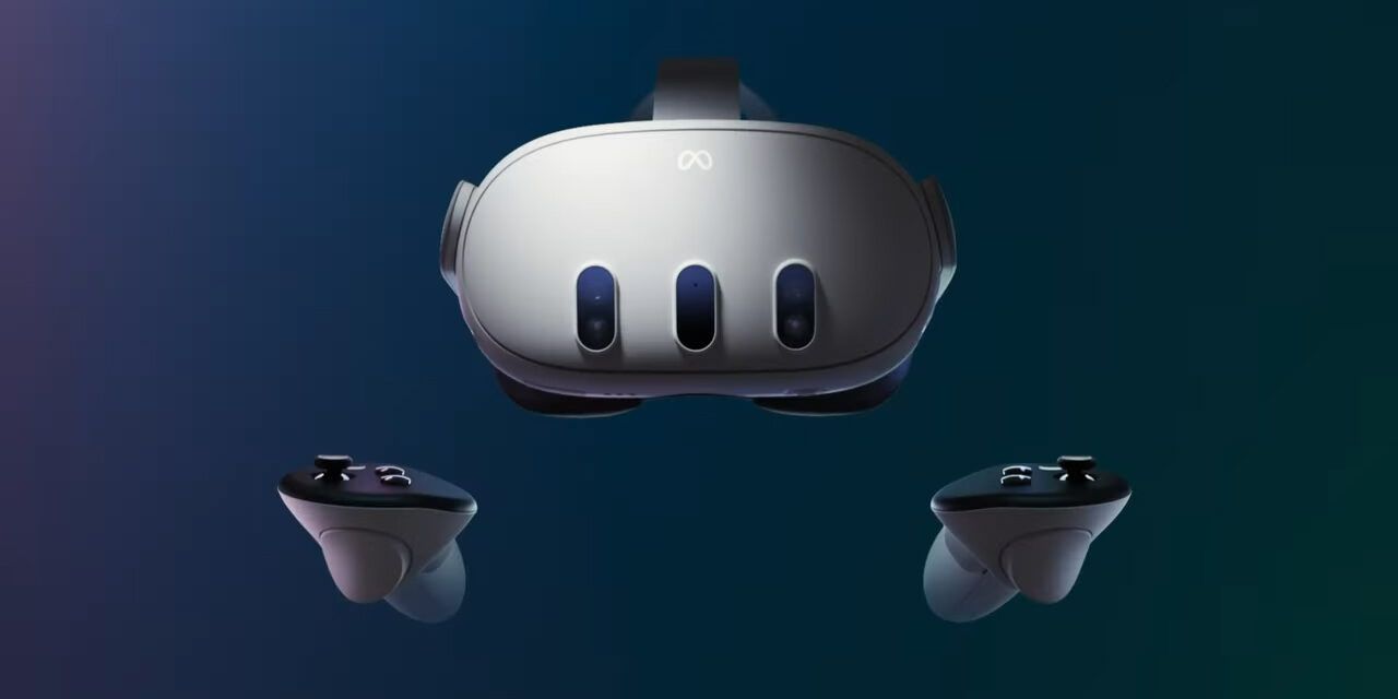 Meta* presenta el casco de realidad virtual Quest 3, el doble de compacto y potente
