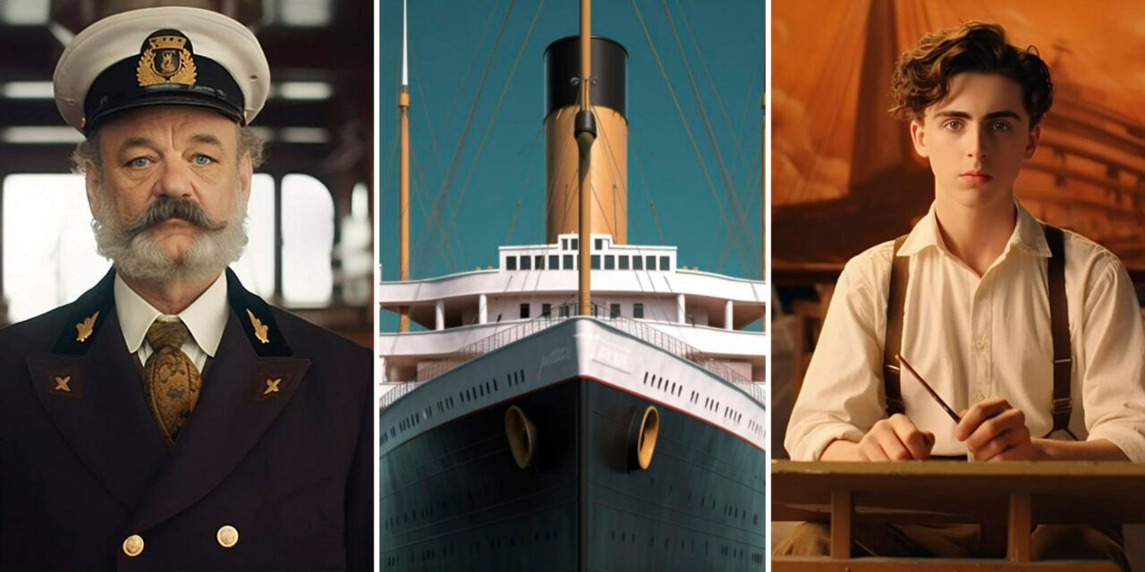 Una red neuronal reveló el Titanic de Wes Anderson: 15 planos