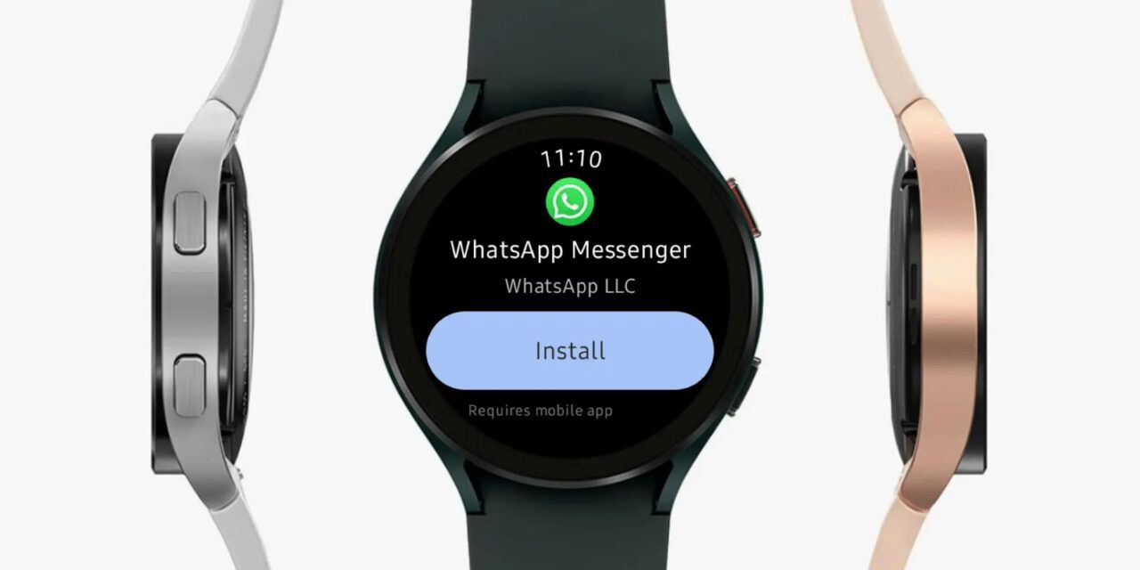 WhatsApp ya está disponible en los relojes con Wear OS 3