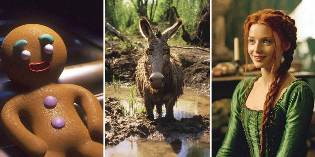 Si Shrek fuera una película con actores en directo: 10 planos de una red neuronal