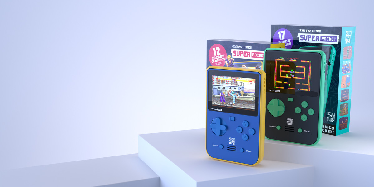 Super Pocket, una consola retro portátil con juegos incorporados, ha sido presentada