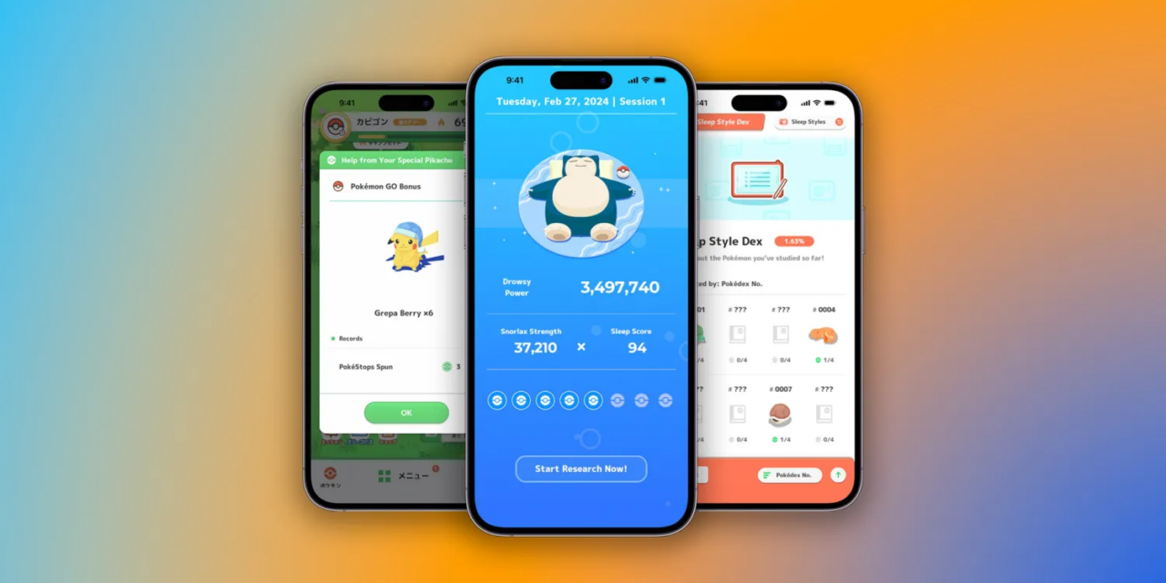 El juego para móviles Pokémon Sleep se ha lanzado en Android e iOS