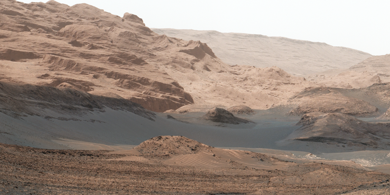 El rover Curiosity tomó una foto en su camino al "Triángulo de las Bermudas" de Marte