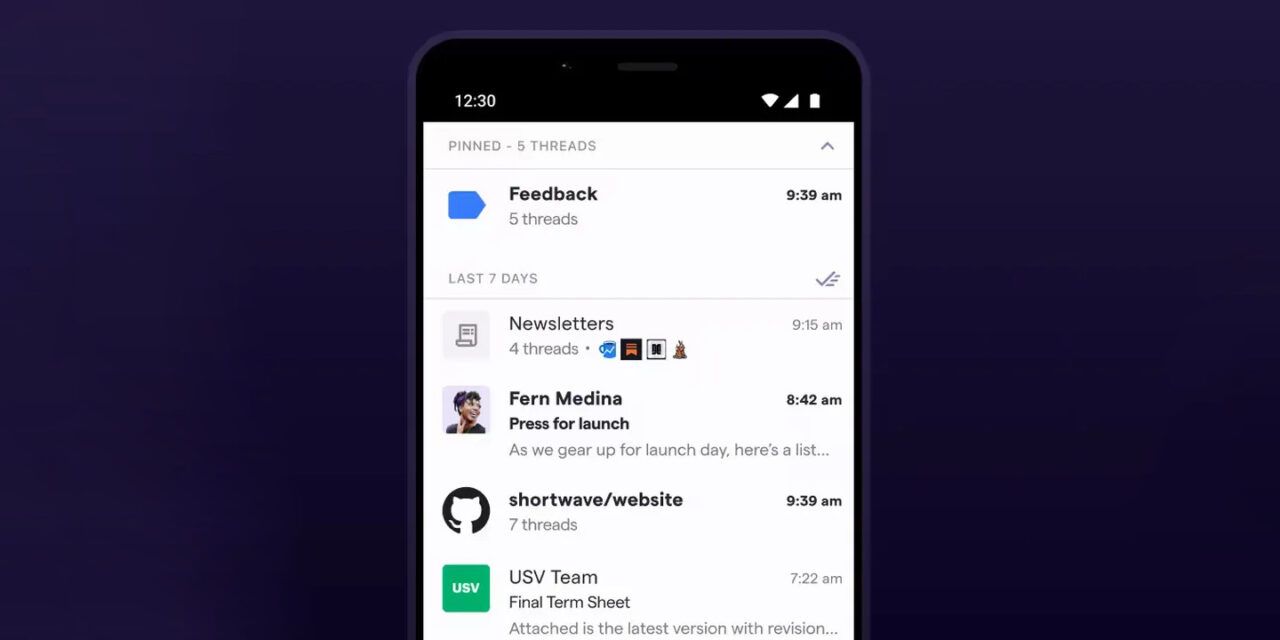 El gestor de correo electrónico Shortwave, sucesor espiritual de Google Inbox, ya está disponible en Android