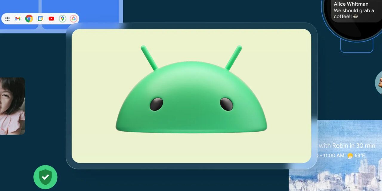 Google presenta un nuevo logotipo de Android con un robot tridimensional