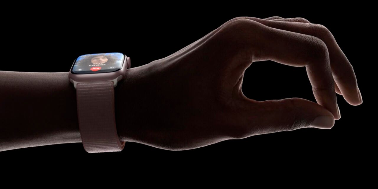 Presentado el Apple Watch Series 9 compatible con el control por gestos