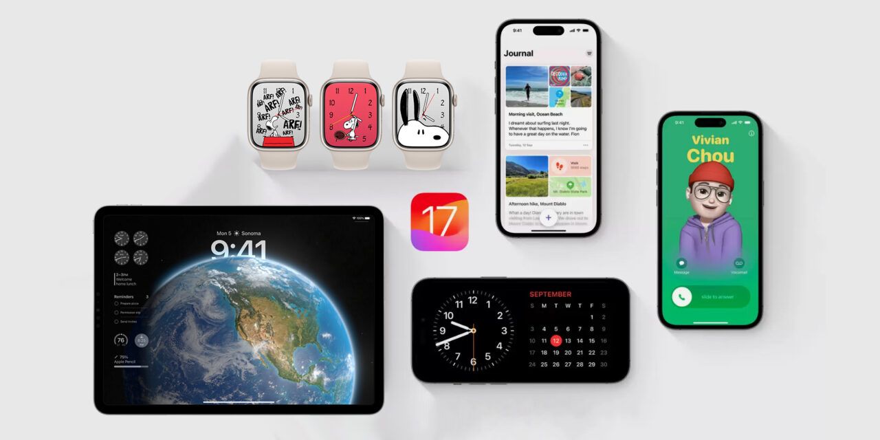 Apple ha lanzado iOS 17, iPadOS 17 y watchOS 10