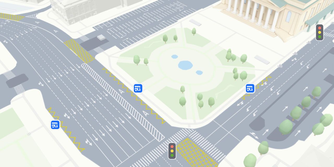 Carreteras con marcas de carril y una nueva cámara aparecen en Yandex Maps