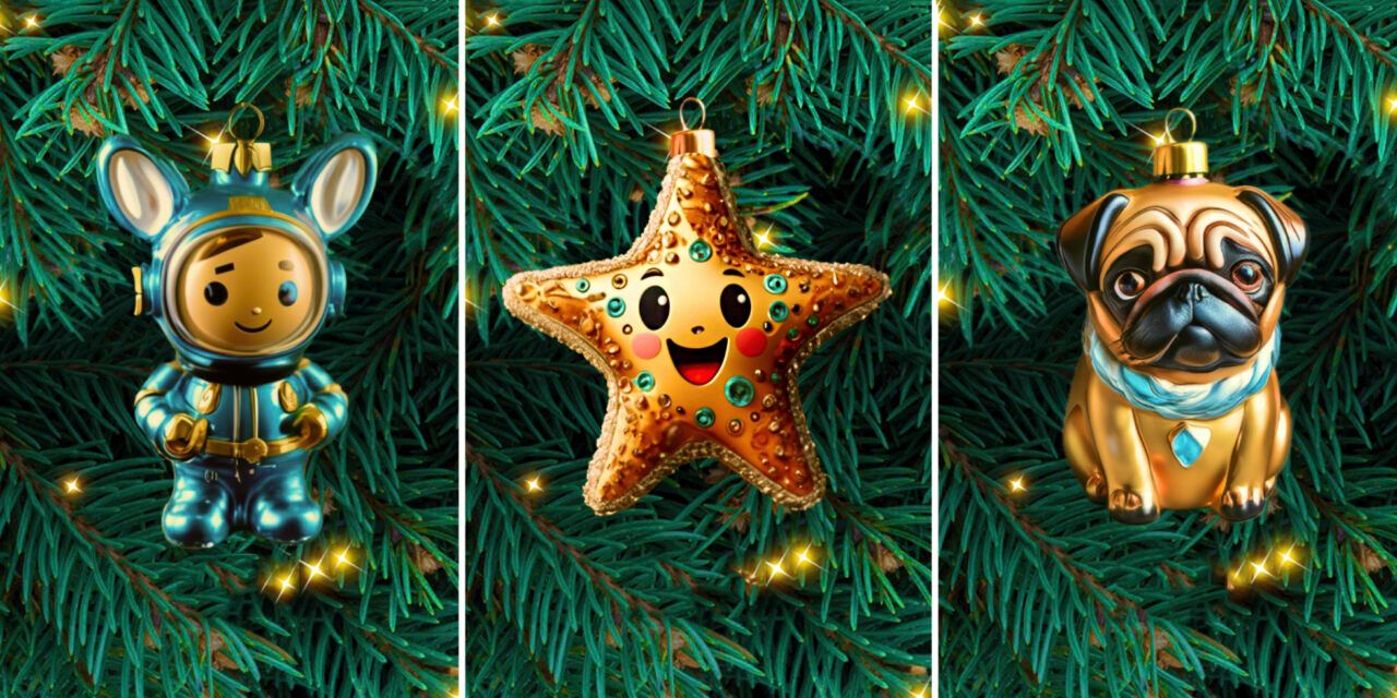 En Masterpiece, ahora puedes crear adornos para el árbol de Navidad