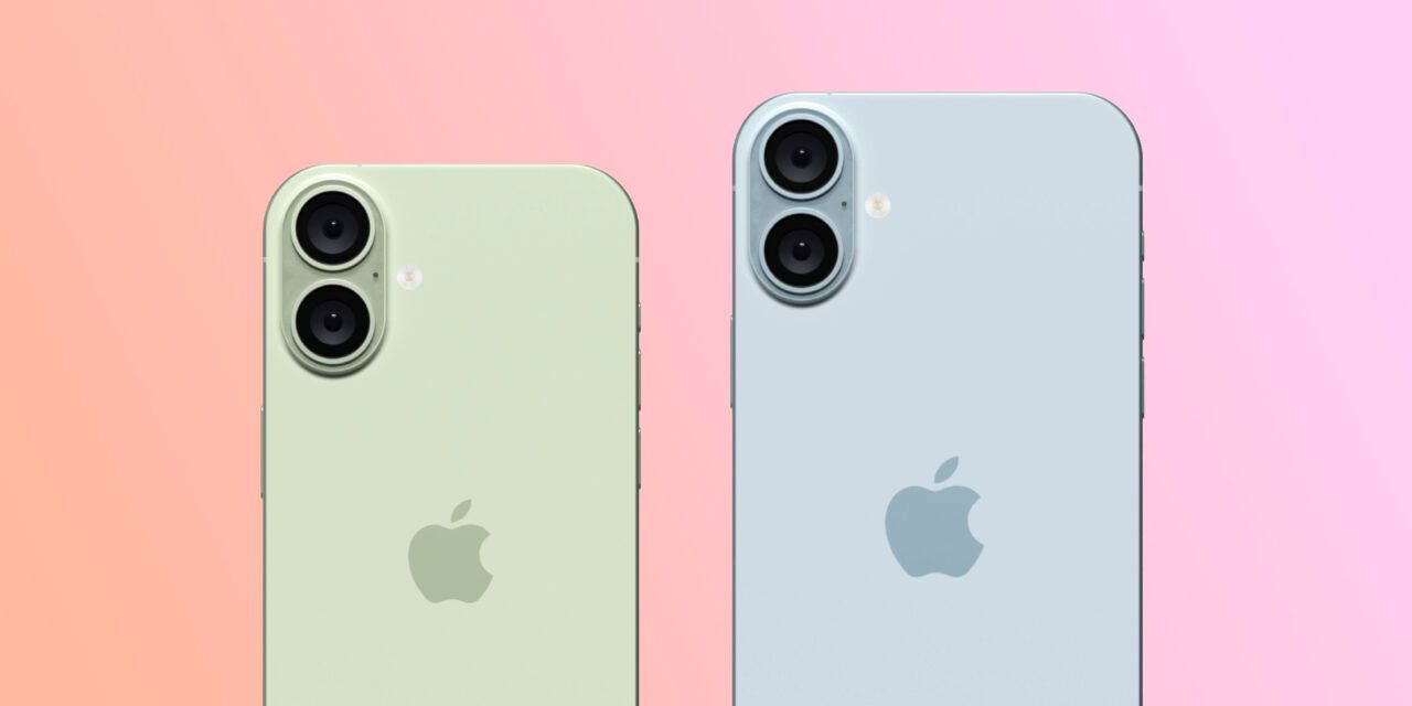 La red mostró renders del iPhone 16 y 16 Plus con nuevos colores