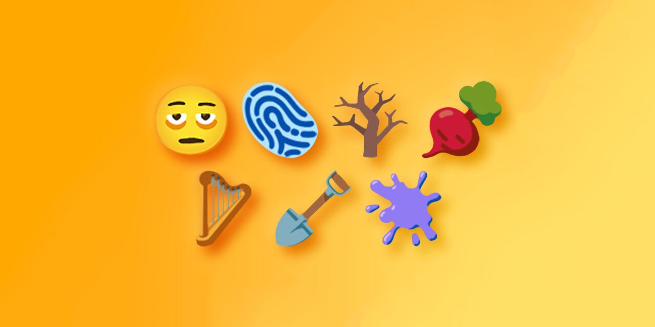 Cara con ojeras, salpicadura y pala: los nuevos emoji que llegan a iOS
