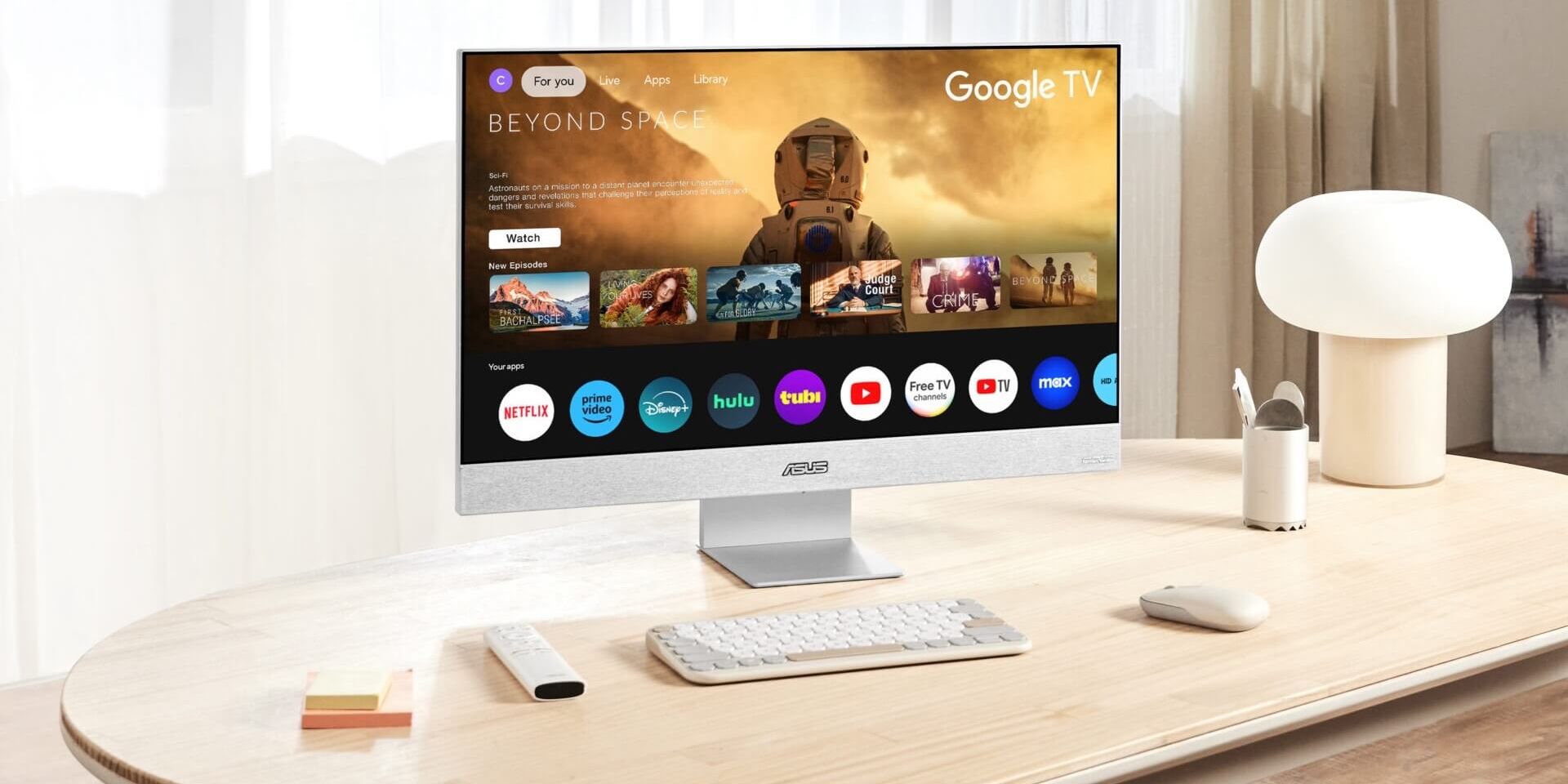 Asus presenta el monitor inteligente ZenScreen de 27 pulgadas, con Google TV y "bolsillo"