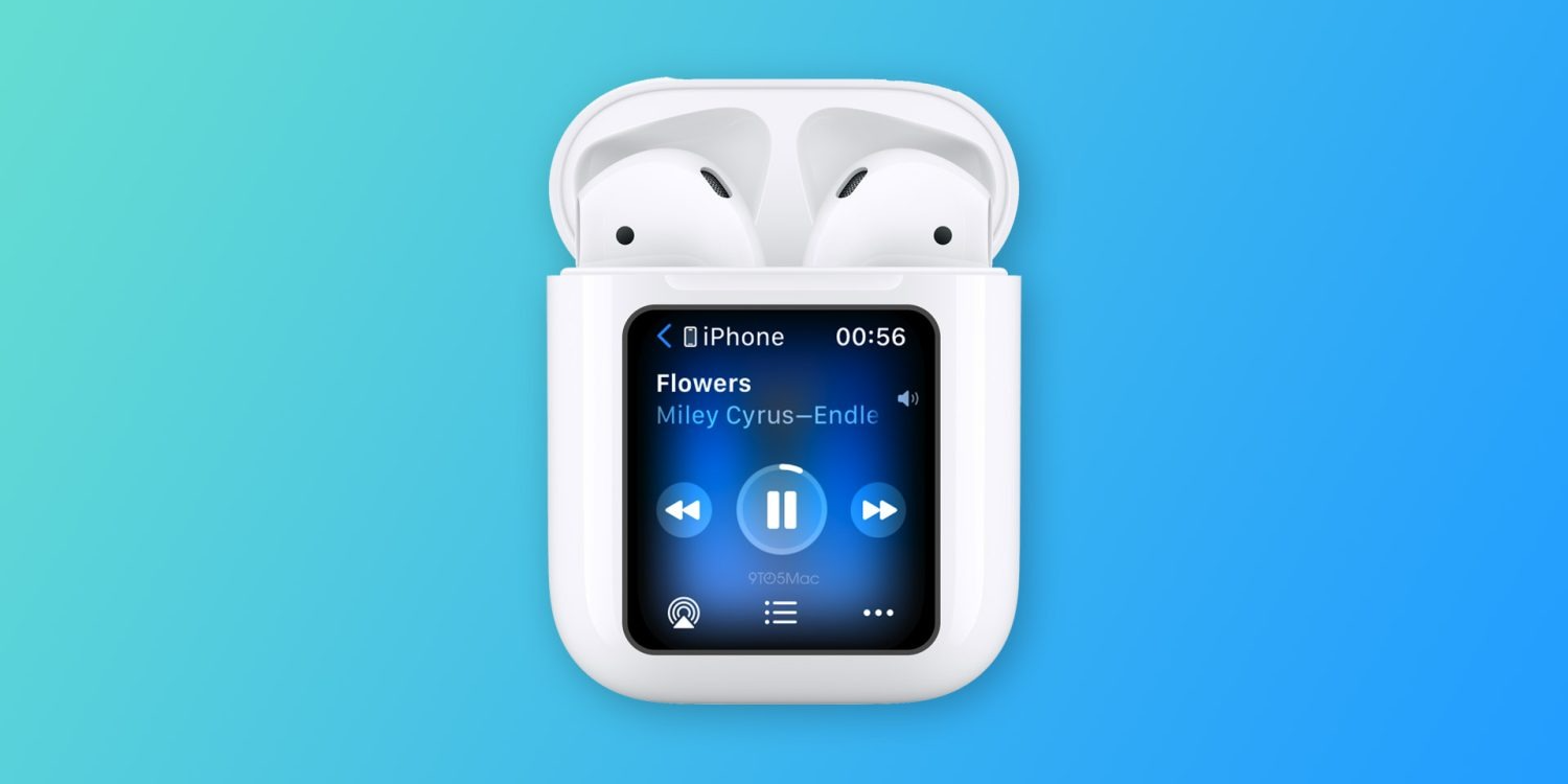 Como el iPod nano: el estuche de los AirPods podría tener pantalla táctil