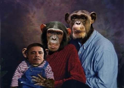 Obama es hijo de monos, según una activista del Tea Party.