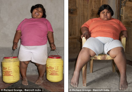 WOW!! La niña más gorda del mundo