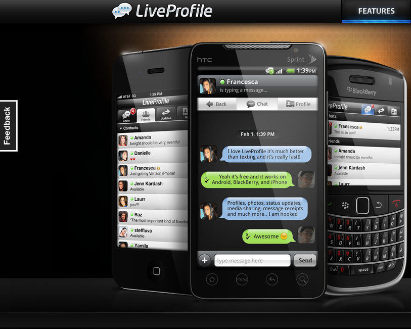 LiveProfile aplicación gratuita El aniquilador de Blackberry