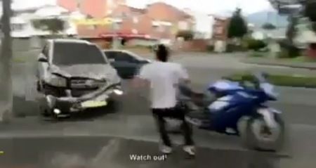 Vídeo de un accidente muy real