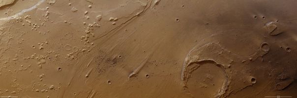 Un río seco en Marte
