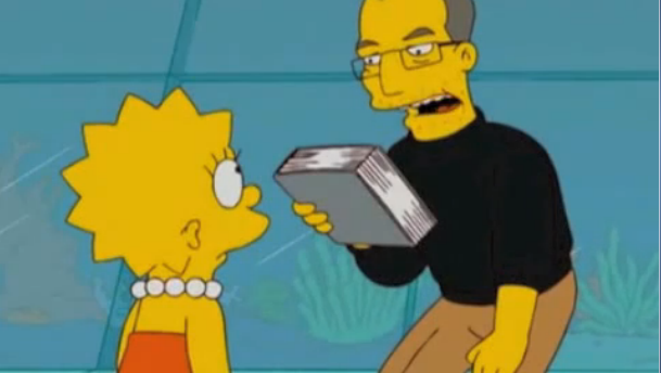 Steve Jobs en el capitulo de Los Simpsons