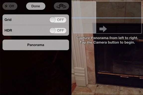 Modo oculto para crear Panorámicas con la cámara del iPhone